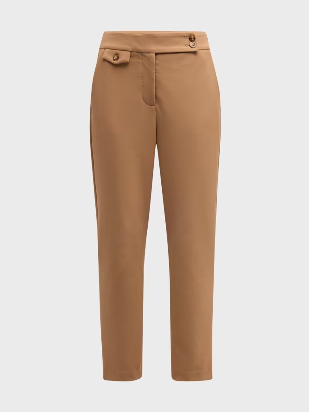 Veronica Beard Renzo Straight Crop Pants in Tan/Beige size 10 Classic Neutral